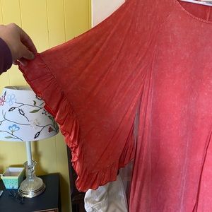 UMGEE Bell Sleeve, Ruffle Sleeve Dress